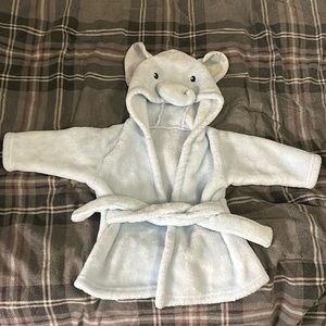 Hudson Bay, Blue Grey Elephant Bathrobe